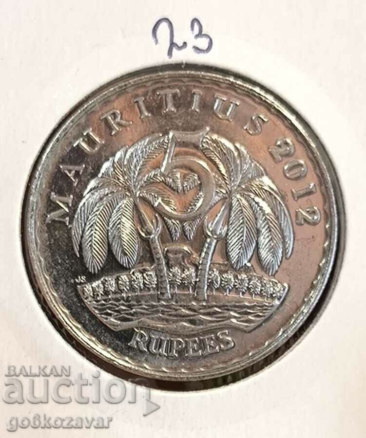 Mauritius 5 Rupees 2012