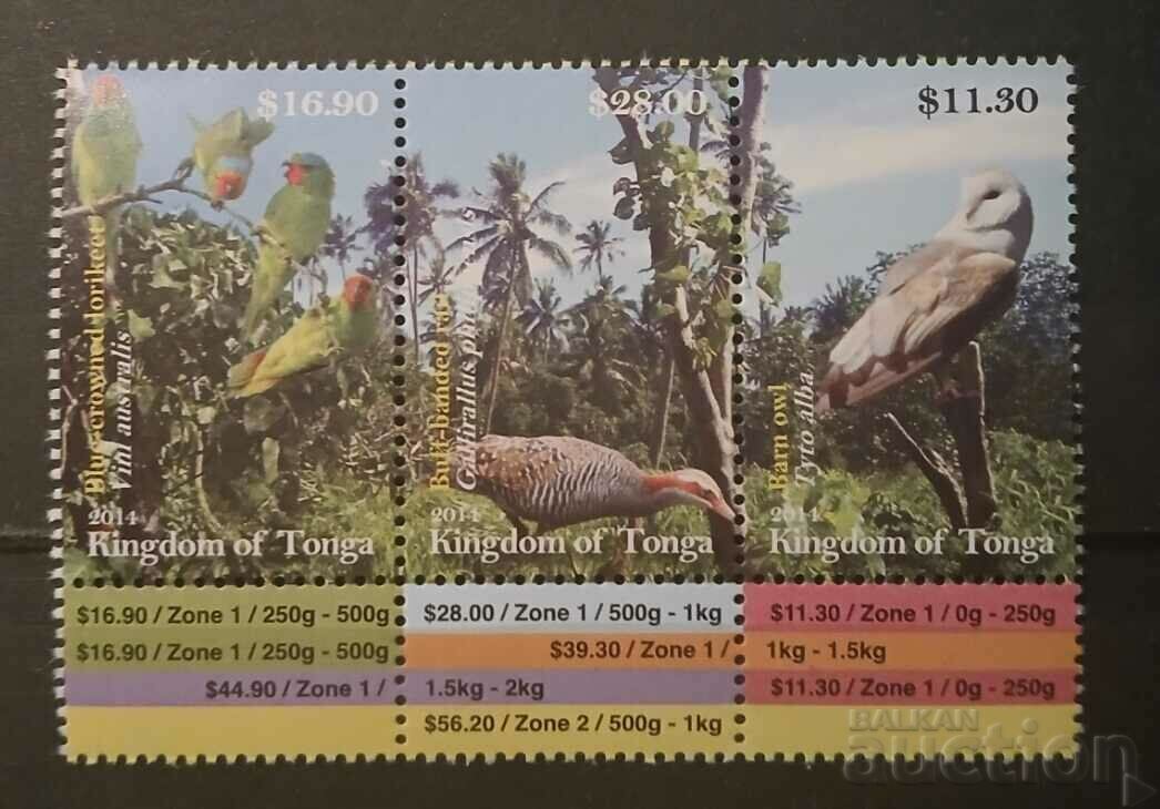 Tonga 2014 Fauna/Birds €74 MNH