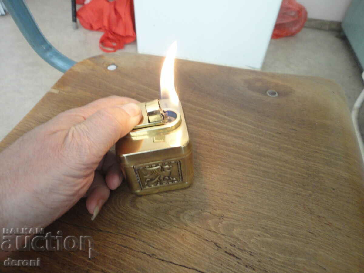 Unique Erhard Germany gold plated lighter - 7 Unique Erhard Germany gold plated lighter - 7