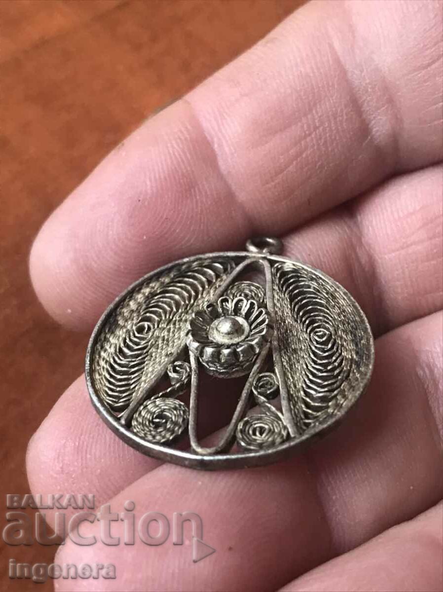 PENDANT BIJUTERIE MEDALIU ARGINT RENASCERE FILIGRANA-6 GRAME cu preț 45.00 BGN | € 23.01 PENDANT BIJUTERIE MEDALIU ARGINT RENASCERE FILIGRANA-6 GRAME cu preț 45.00 BGN | € 23.01