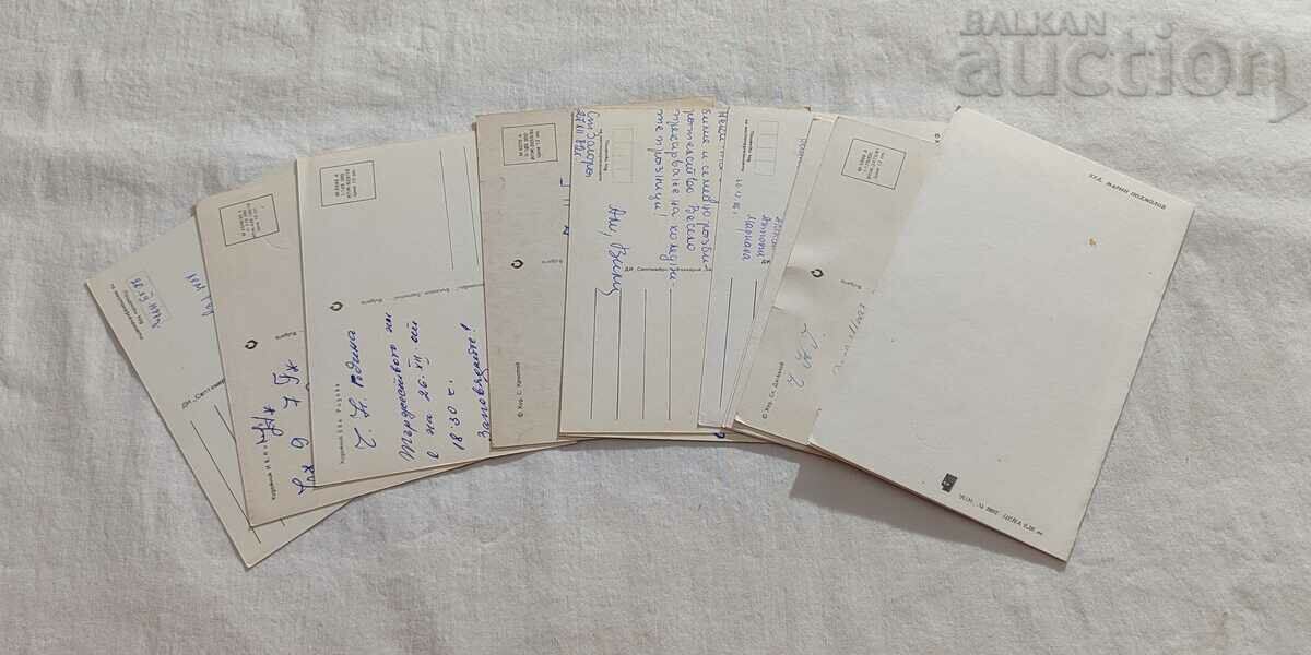 NEW YEAR'S CARDS LOT 11 NUMBERS - 5 NEW YEAR'S CARDS LOT 11 NUMBERS - 5