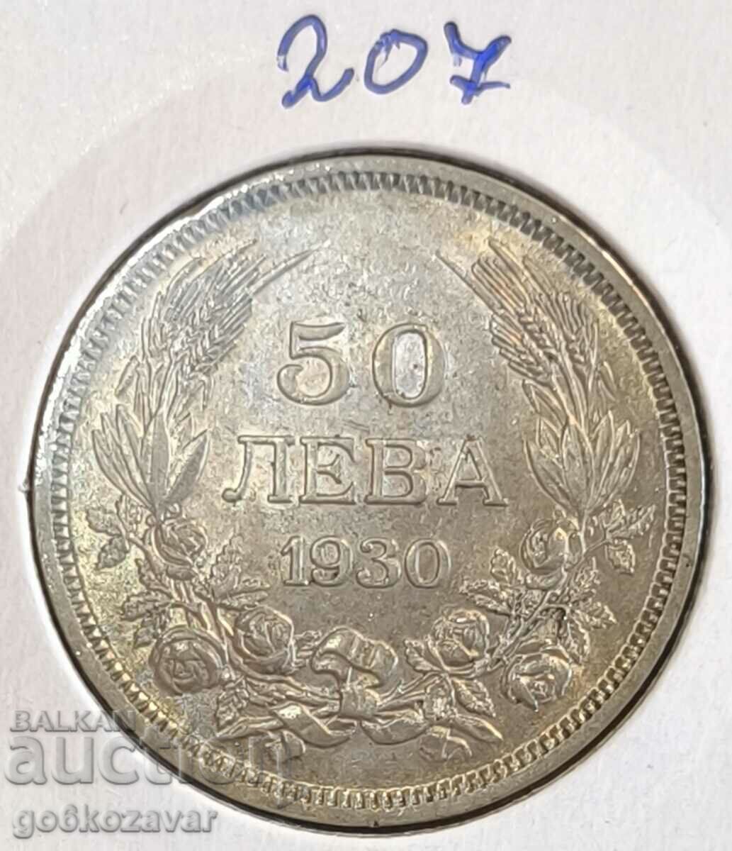 Auction Bulgaria 50 BGN 1930 Silver! UNC! Auction Bulgaria 50 BGN 1930 Silver! UNC!