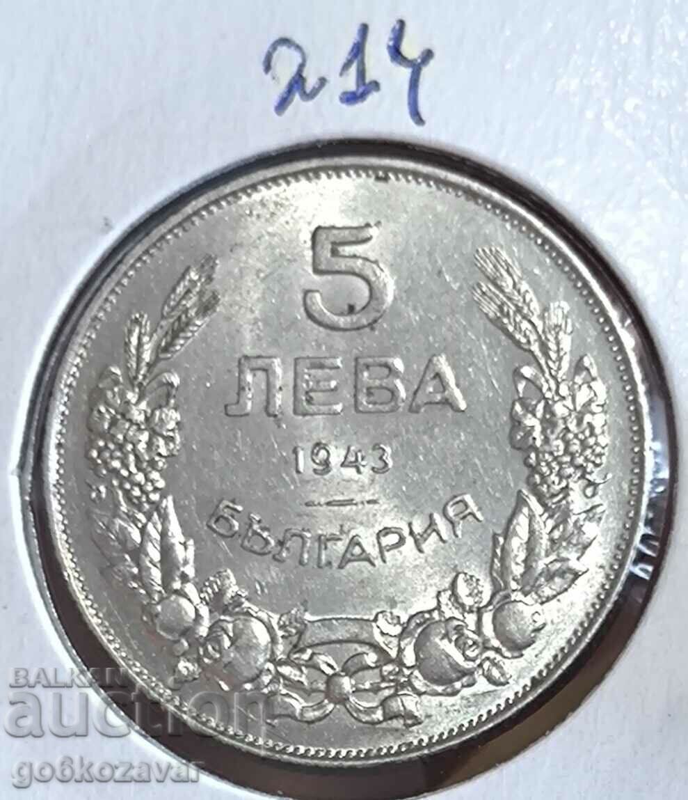 Bulgaria 5 BGN 1943 UNC