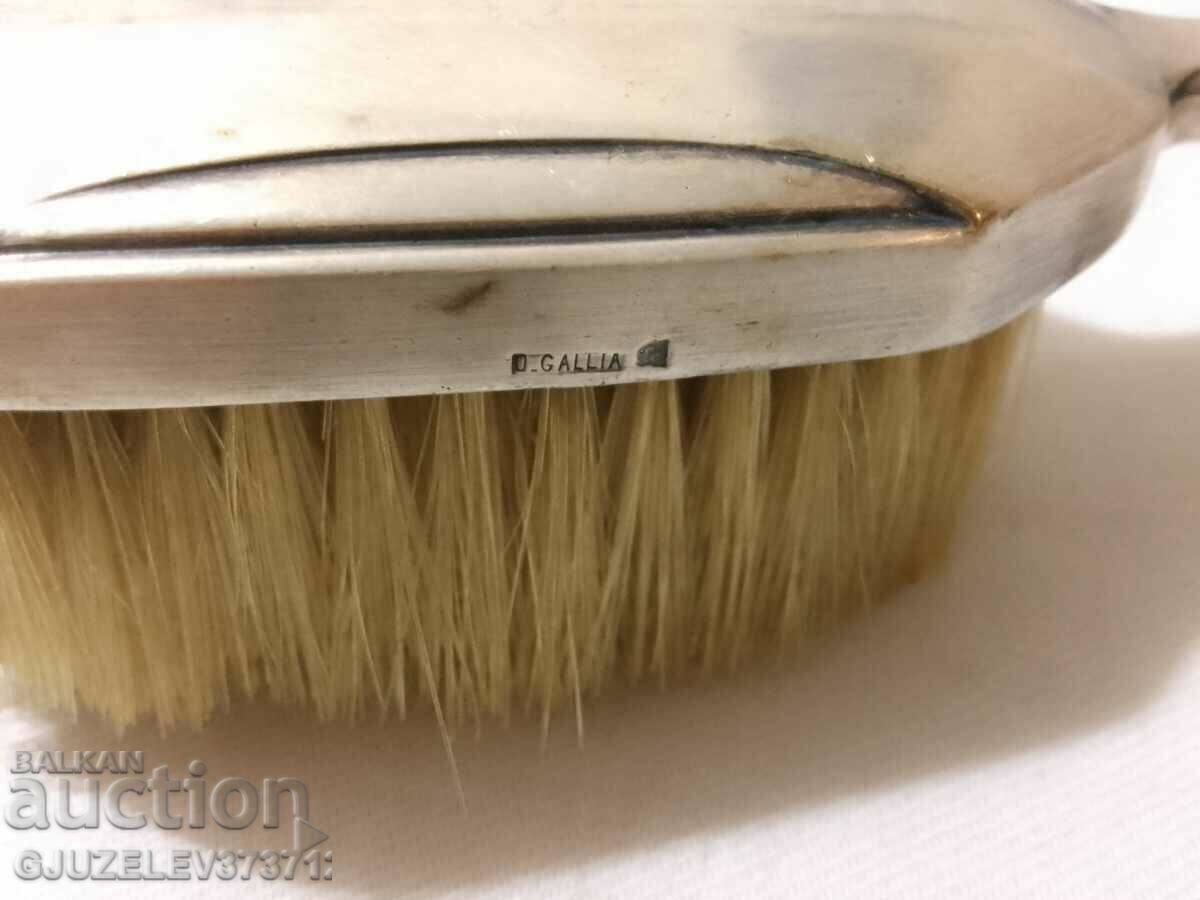 Silver Plated Beautiful Clothes Brush (Gallia) - 6 Silver Plated Beautiful Clothes Brush (Gallia) - 6