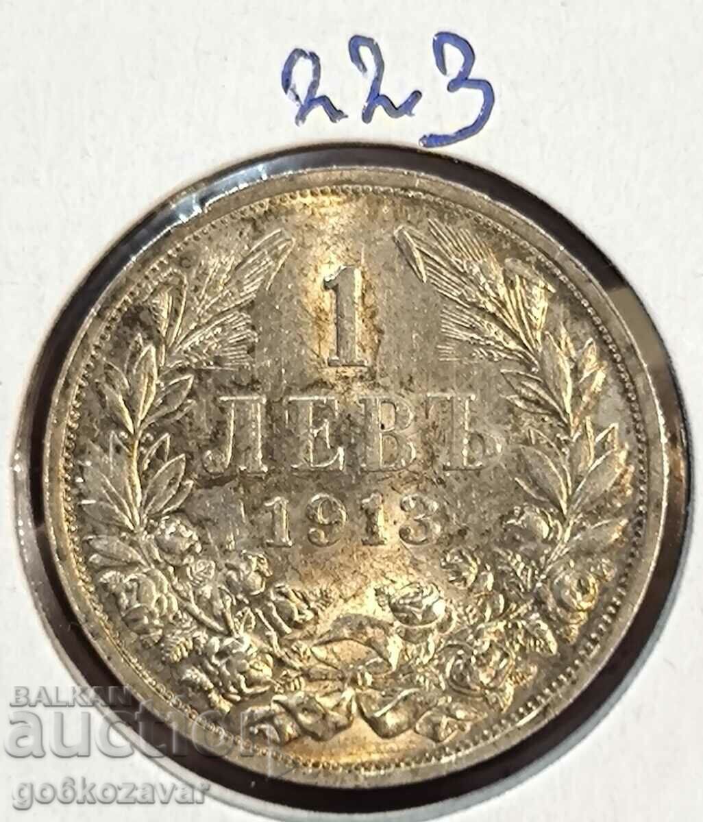 Βουλγαρία 1 BGN 1913 Ασήμι! UNC Βουλγαρία 1 BGN 1913 Ασήμι! UNC