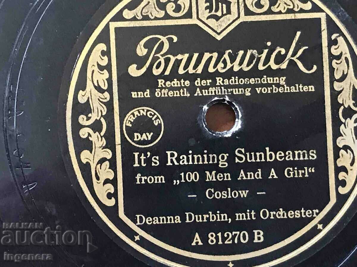 Auction  RECORD BAKELITE SHELLAC - TRAVIA - VERDI