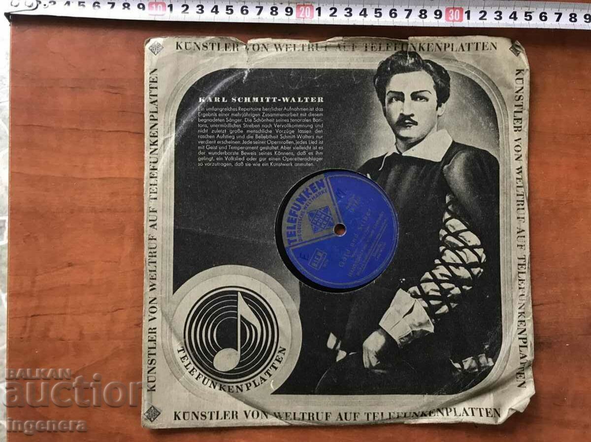 Auction BAKELITE SHELLAC RECORD - LEHAR, LINKE Auction BAKELITE SHELLAC RECORD - LEHAR, LINKE