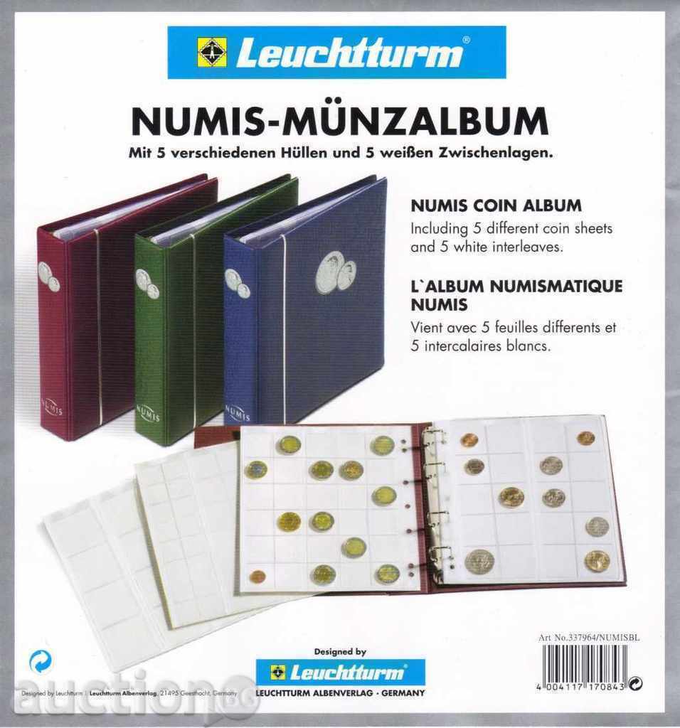 луксозен албум за монети "NUMIS" за 143 монети