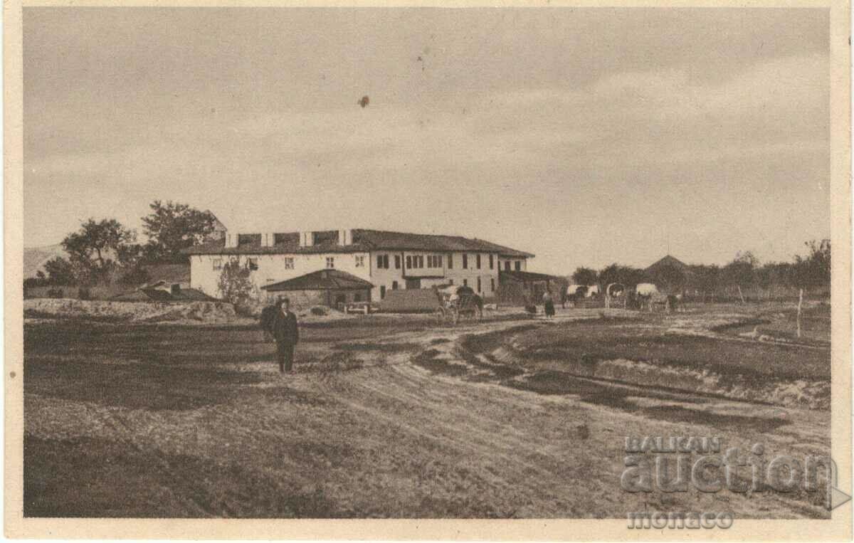 Old card - the village of Gorno Panicherevo / Yagoda / - the baths