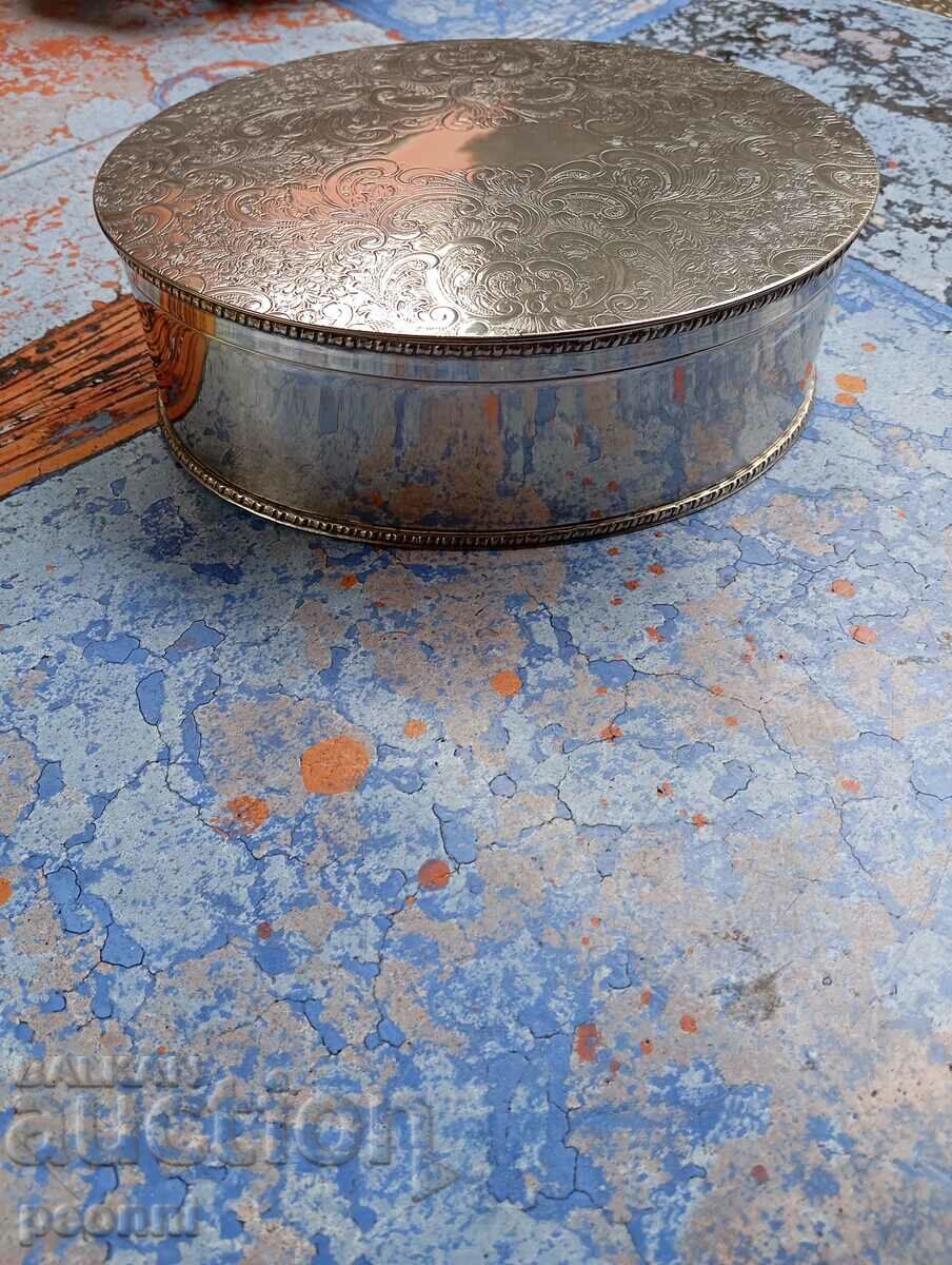 Auction Silver plated jewelry box Auction Silver plated jewelry box