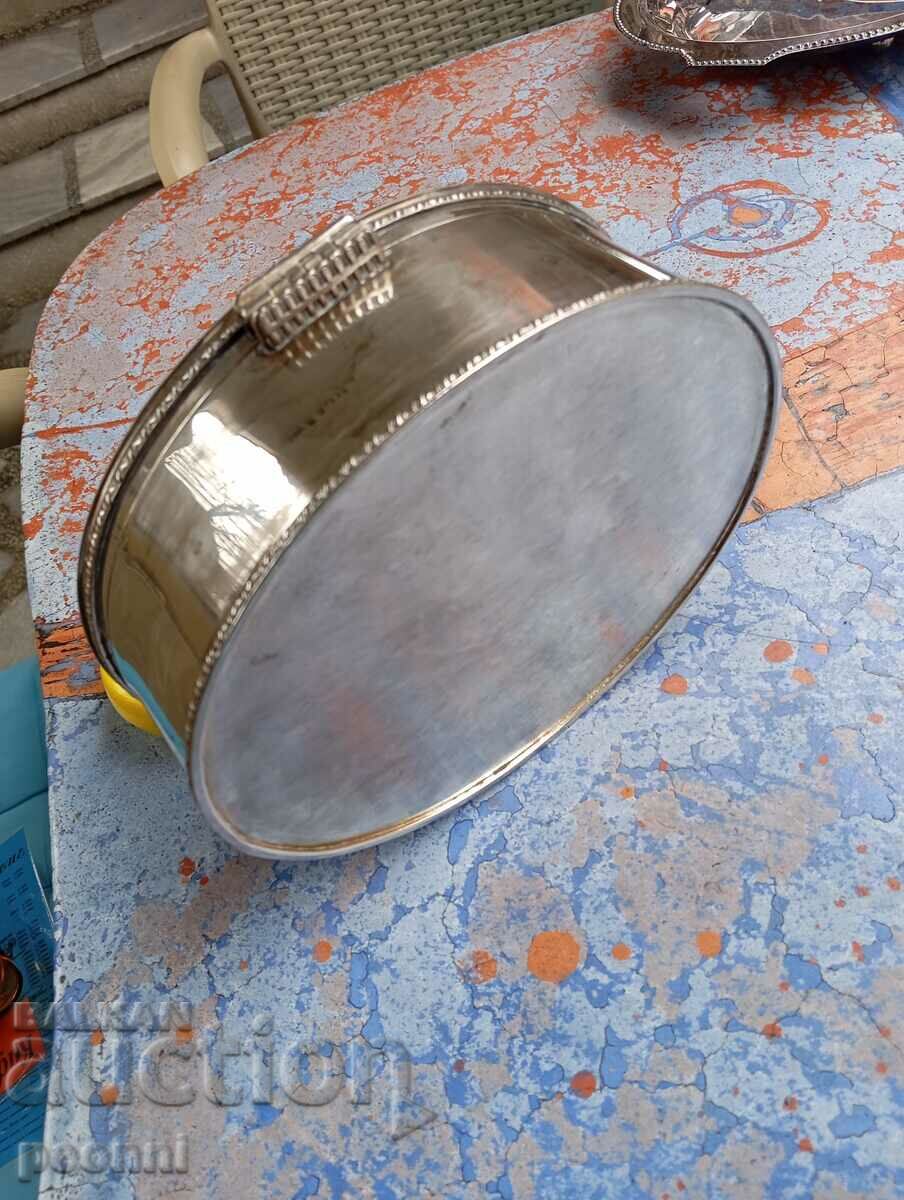 Silver plated jewelry box - 6 Silver plated jewelry box - 6