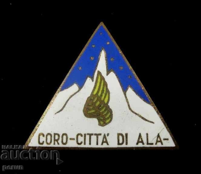 Semn rar-Italia-Turism-Munte-Bertoni cu preț 14.00 BGN | € 7.16