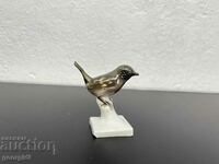 Miniature porcelain figurine of a sparrow. #6177