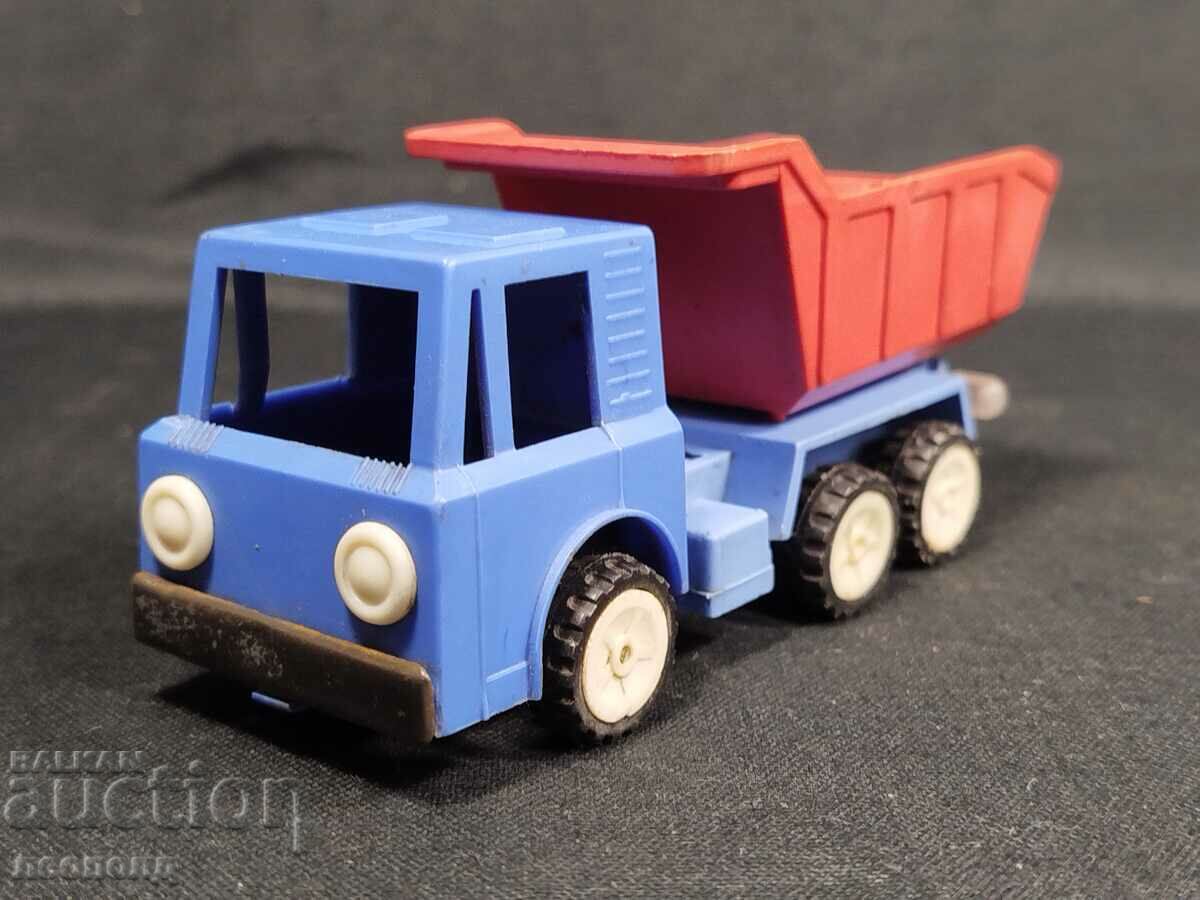 OLD RETRO SOC USSR PLASTIC TOY DUMP TRUCK