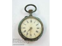 Vintage Ladies Silver Pocket Watch - Not Working