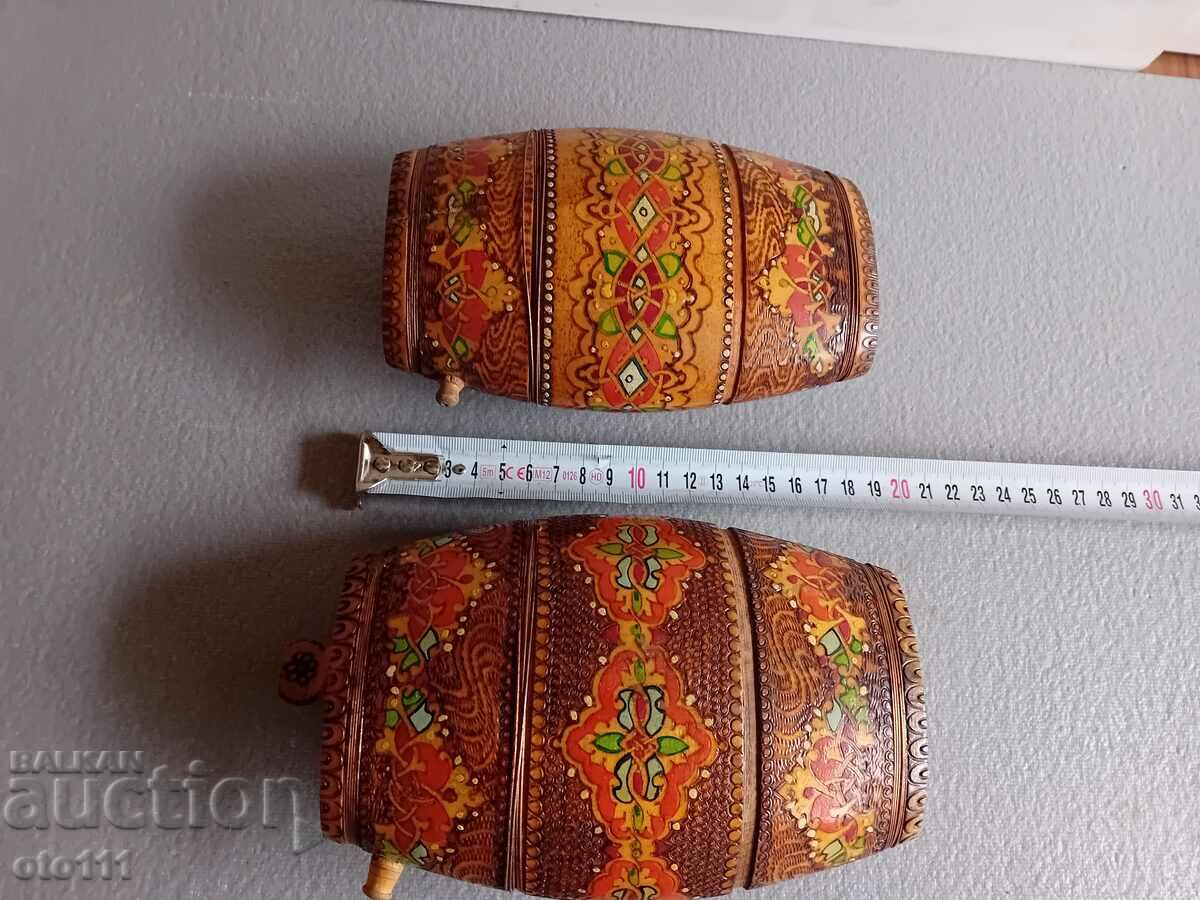 ΠΑΛΙΑ ΠΥΡΟΓΡΑΦΗ ΞΥΛΙΝΗ ΠΑΒΟΥΡΑ, ΠΑΒΟΥΡΕΣ 2 τεμ - 5