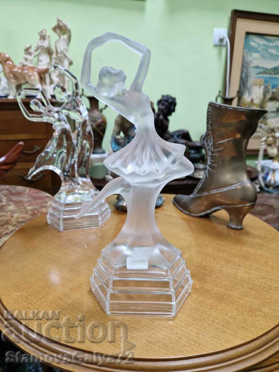 Прекрасна антикварна италианска стъклена фигура - 7 Прекрасна антикварна италианска стъклена фигура - 7