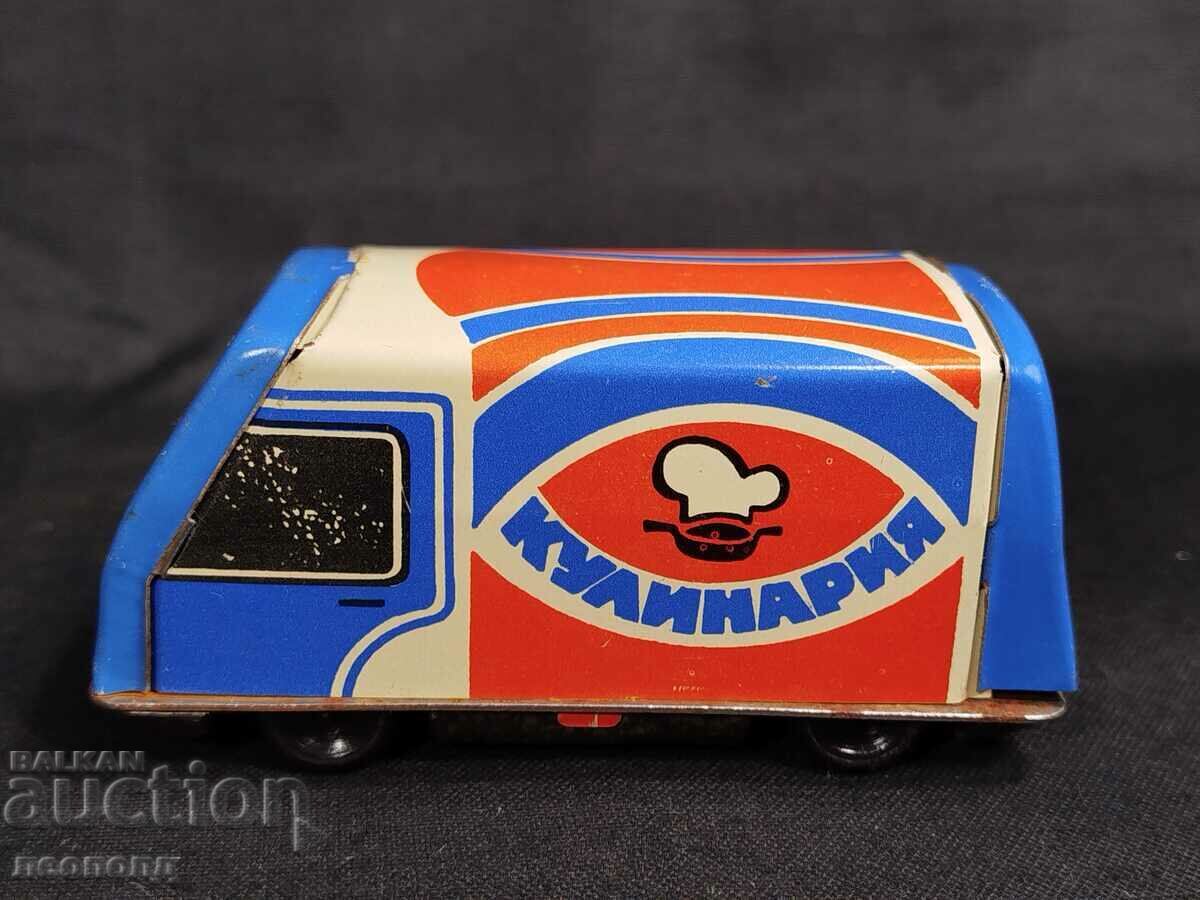 OLD RETRO SOC USSR SHEET METAL TOY TRUCK VAN with price 20.00 BGN | € 10.23 OLD RETRO SOC USSR SHEET METAL TOY TRUCK VAN with price 20.00 BGN | € 10.23