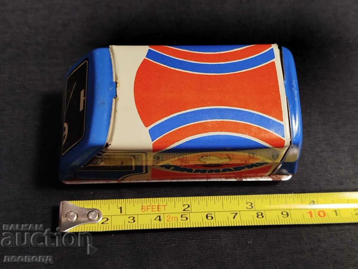 OLD RETRO SOC USSR SHEET METAL TOY TRUCK VAN - 7 OLD RETRO SOC USSR SHEET METAL TOY TRUCK VAN - 7