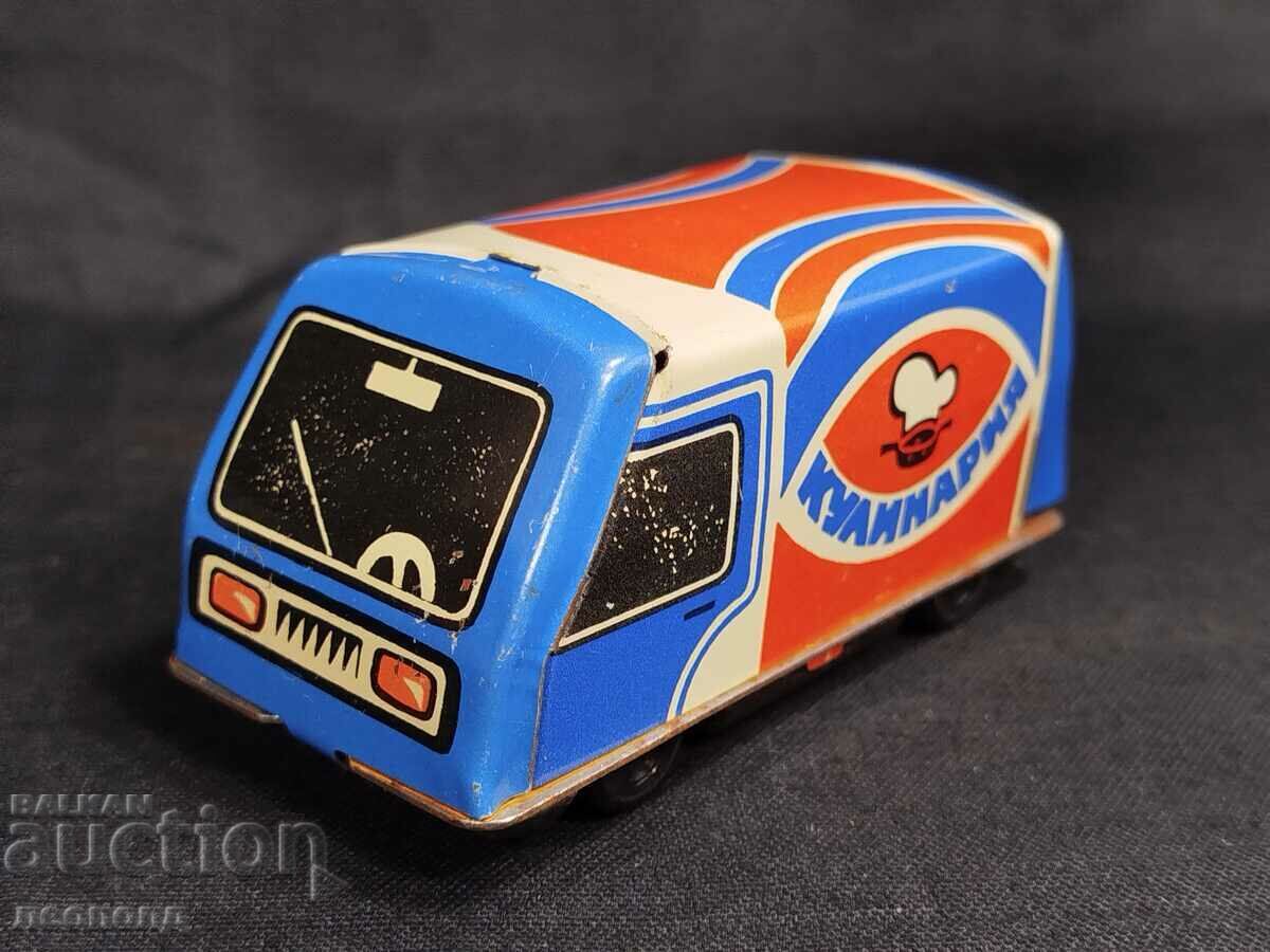 OLD RETRO SOC USSR SHEET METAL TOY TRUCK VAN OLD RETRO SOC USSR SHEET METAL TOY TRUCK VAN