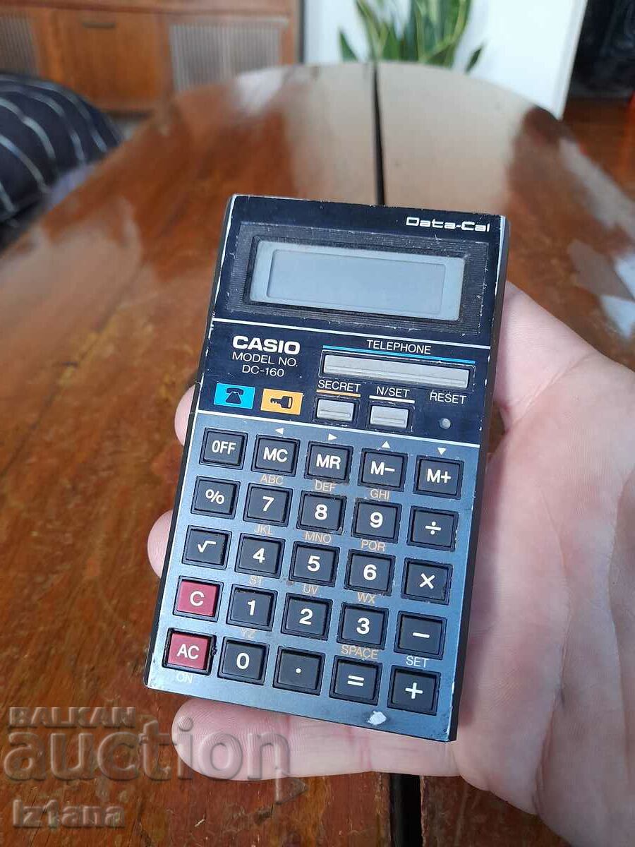 Old Casio DC-160 calculator with price 22.00 BGN | € 11.25 Old Casio DC-160 calculator with price 22.00 BGN | € 11.25