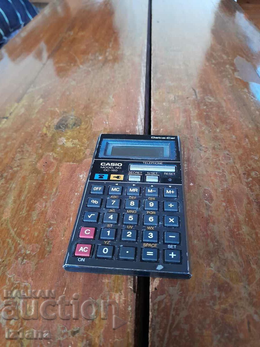 Vechiul calculator Casio DC-160