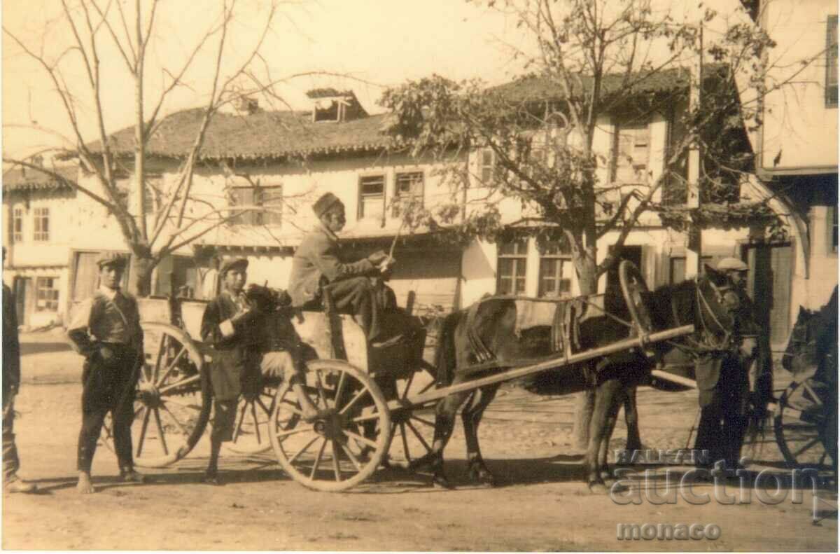 Παλιά φωτογραφία - Νέα έκδοση - Kazanlak, Οδός δυτικά του DNA