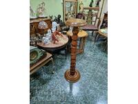 A great antique wooden Dutch column