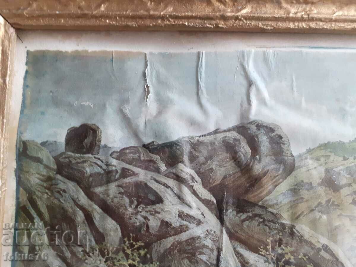 Παράδοση Παλαιά Στρατιωτική Έγχρωμη Λιθογραφία - Κορνίζα Παράδοση Παλαιά Στρατιωτική Έγχρωμη Λιθογραφία - Κορνίζα