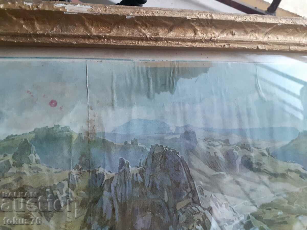 Παλαιά Στρατιωτική Έγχρωμη Λιθογραφία - Κορνίζα - 5 Παλαιά Στρατιωτική Έγχρωμη Λιθογραφία - Κορνίζα - 5