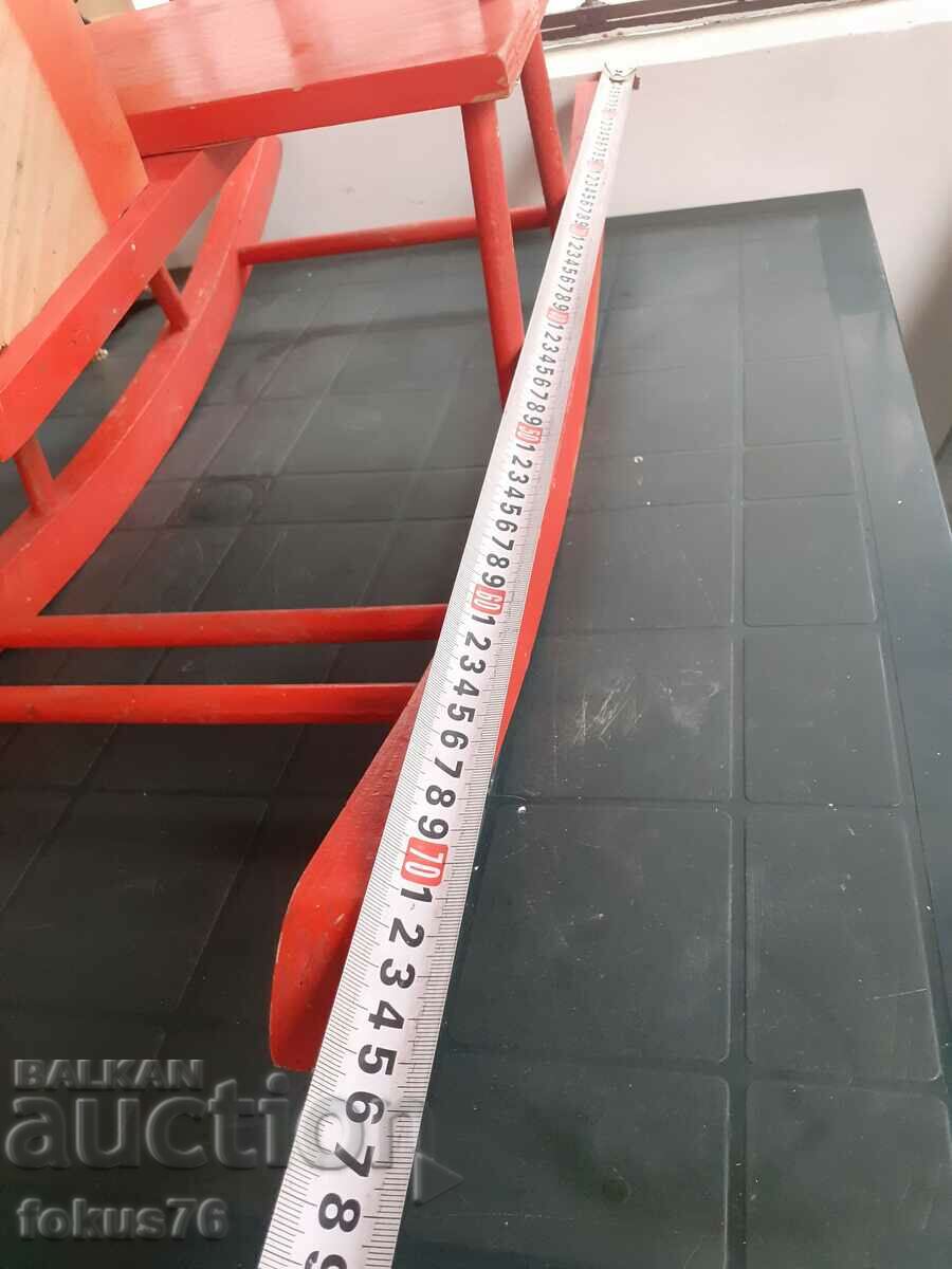 Old large children's wooden horse toy swing Soc. - 5 Old large children's wooden horse toy swing Soc. - 5