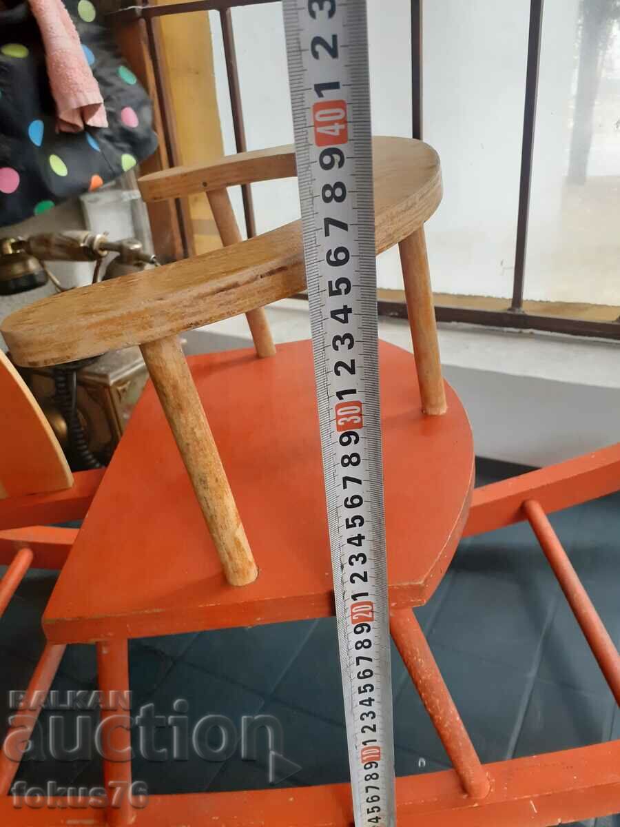 Old large children's wooden horse toy swing Soc. - 6 Old large children's wooden horse toy swing Soc. - 6