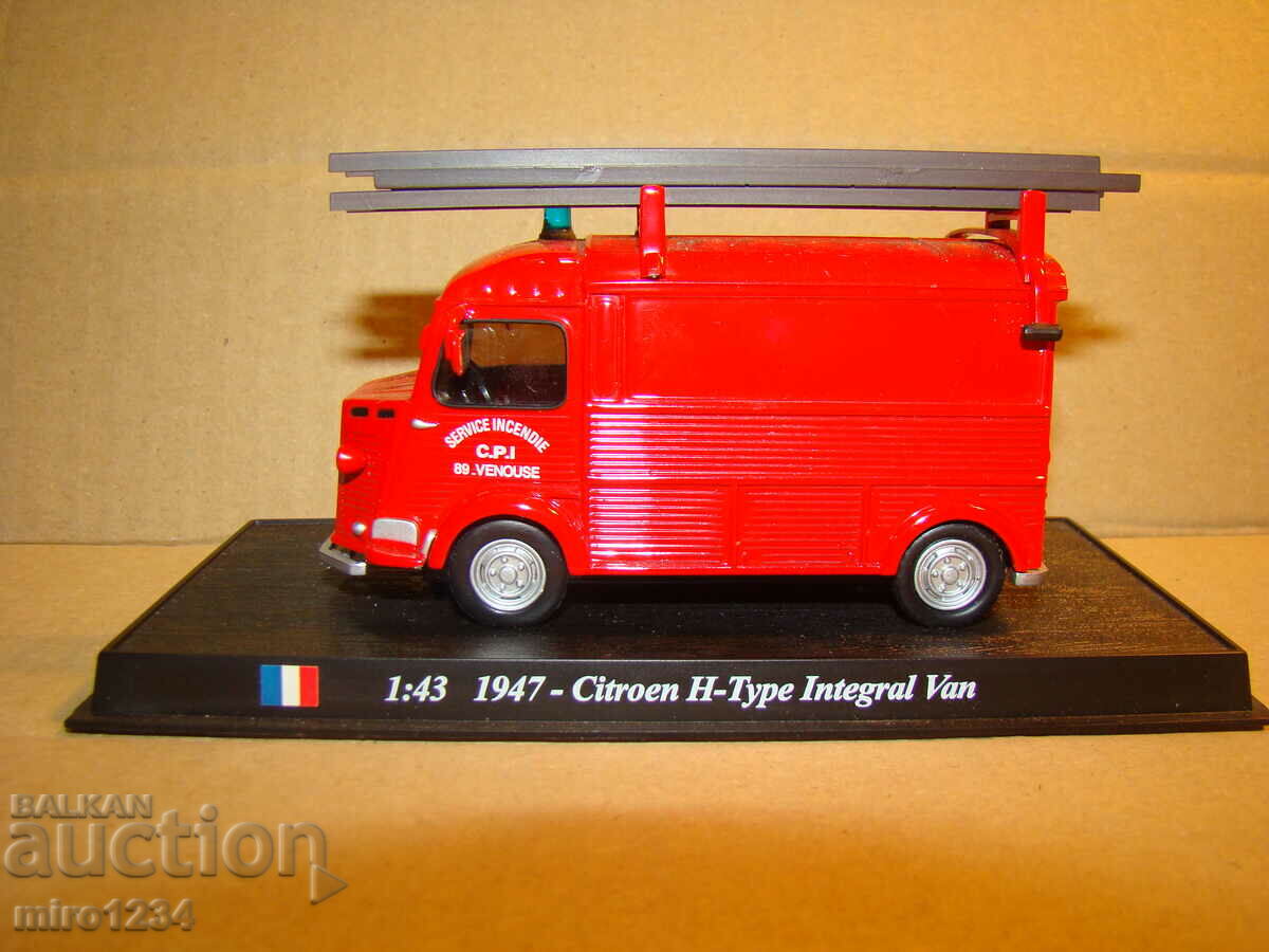 BZC 1:43 CITROEN 1947 ΠΥΡΟΣΒΕΣΤΙΚΟ ΜΟΝΤΕΛΟ ΠΑΙΧΝΙΔΙ