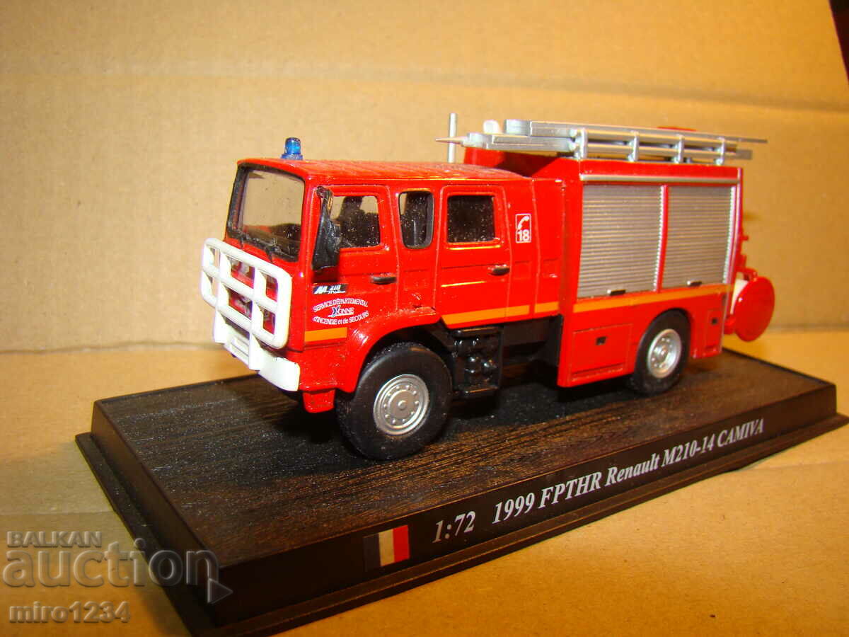 BZC 1:72 RENAULT FIRE TRUCK MODEL TOY