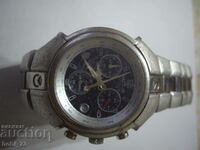 Old working chronograph watch.