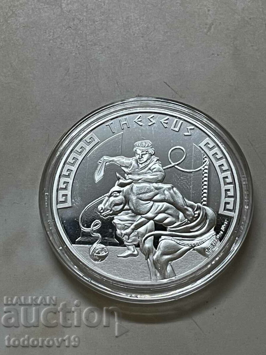 Auction  Silver Theseus and the Minotaur - 2024 ostr. Samoa