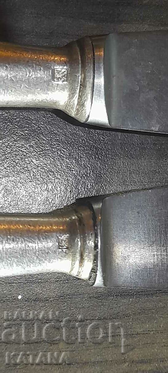 Silver-plated knife with price 20.00 BGN | € 10.23 Silver-plated knife with price 20.00 BGN | € 10.23