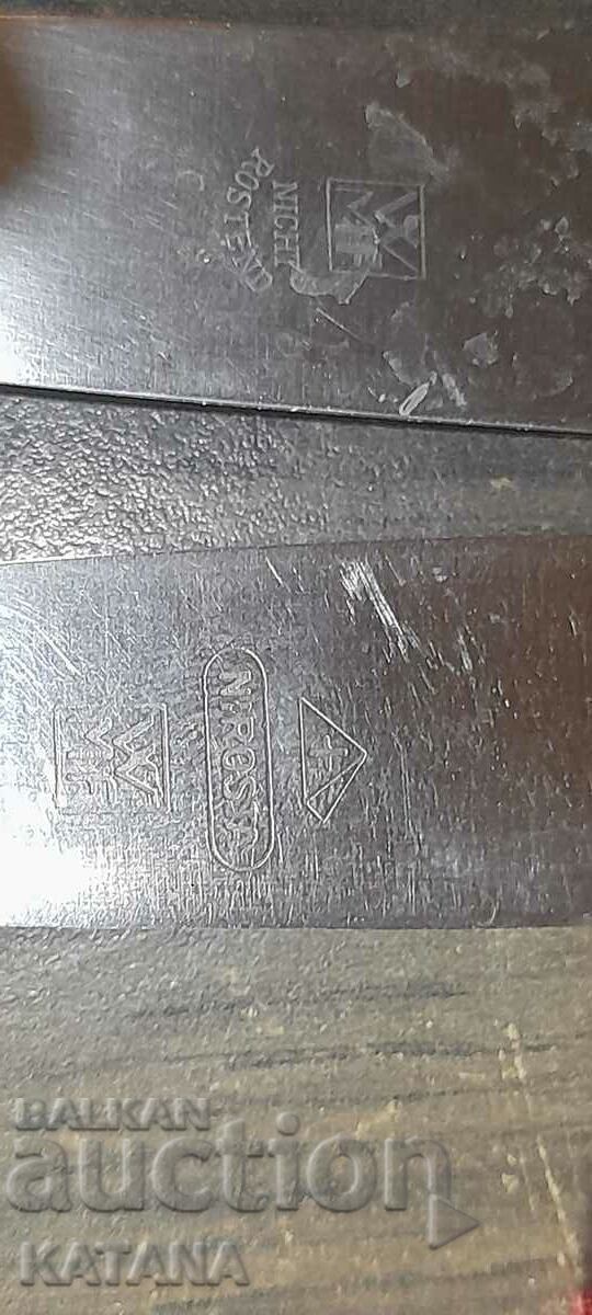 Auction  Silver-plated knife