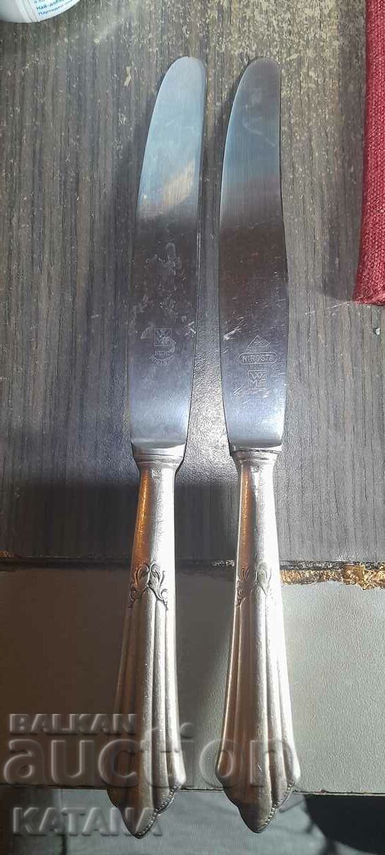 Silver-plated knife
