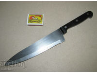 Large wide kitchen knife 32/4 cm stainless Bakel. etc.