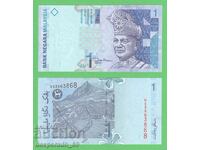 (¯`'•.¸   МАЛАЙЗИЯ 1 рингит 1998  UNC   ¸.•'´¯)