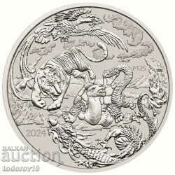 Silver The Four Guardians - Chinese Myths and Legends 2024 Silver The Four Guardians - Chinese Myths and Legends 2024