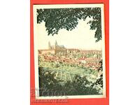 ЧЕХОСЛОВАКИЯ НЕ УПОТРЕБЯВАНА картичка ПРАГА ГРАДЧАНИ 1948