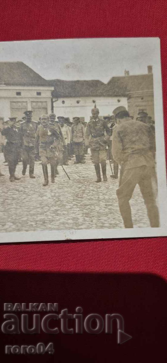 KAISER WILHELM - BULGARIAN OFFICERS - NIS - 1917 - 6 KAISER WILHELM - BULGARIAN OFFICERS - NIS - 1917 - 6