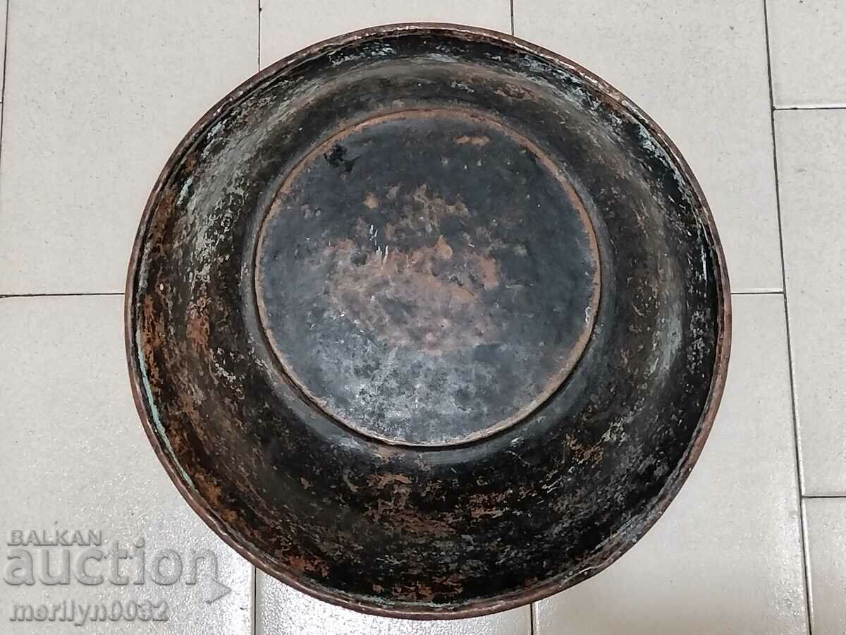 Auction Tinned basin, copper vessel, copper, trough Auction Tinned basin, copper vessel, copper, trough