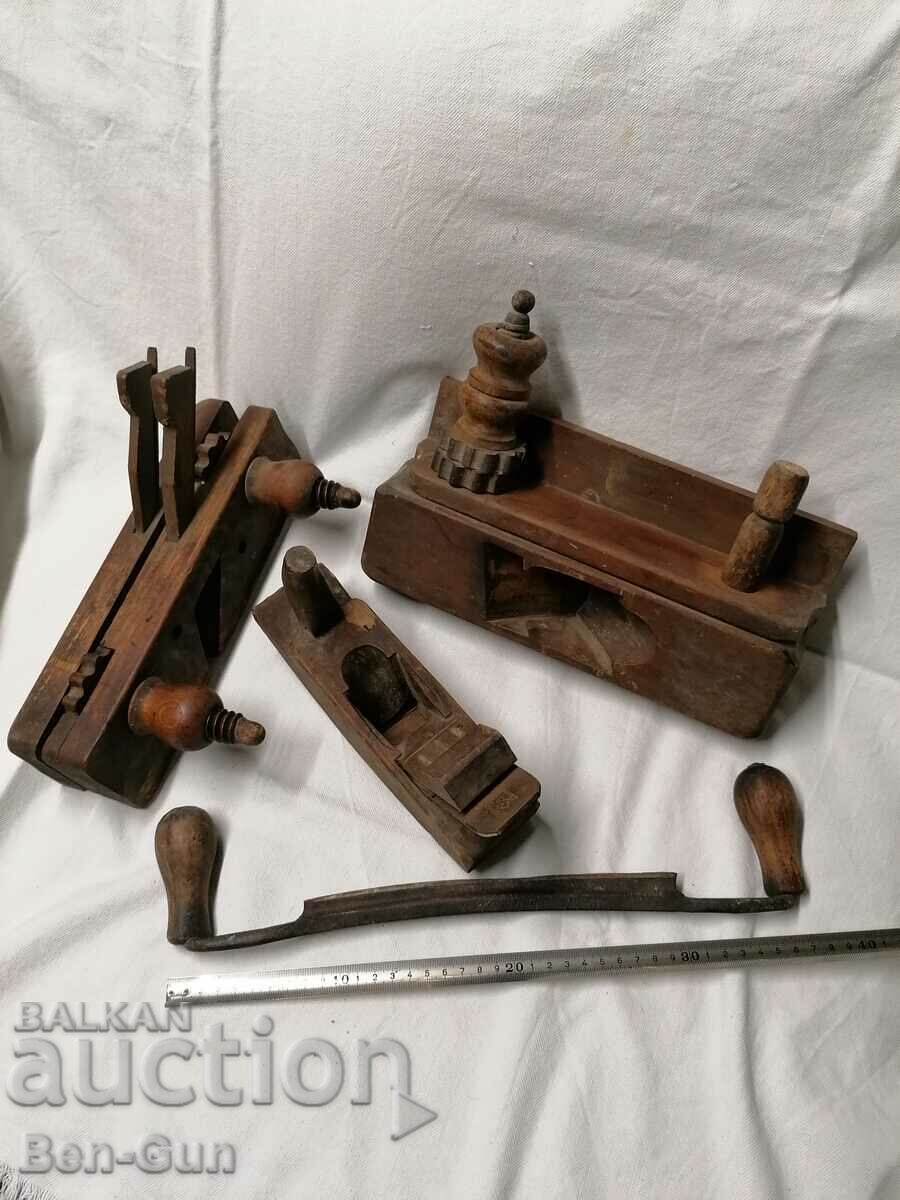 Antique carpentry tools