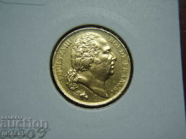 20 Francs 1820 Q France - AU (Gold) - 5 20 Francs 1820 Q France - AU (Gold) - 5