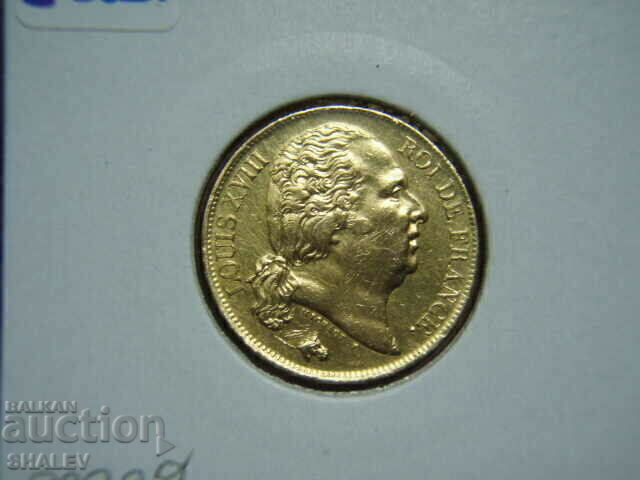 20 Francs 1820 Q France - AU (Gold) - 6 20 Francs 1820 Q France - AU (Gold) - 6