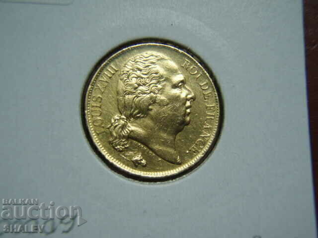 20 Francs 1820 Q France - AU (Gold) - 7 20 Francs 1820 Q France - AU (Gold) - 7