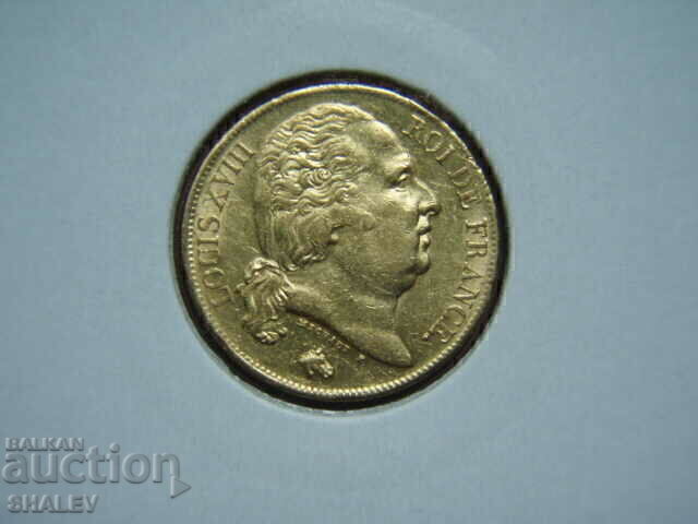 20 franci 1820 A Franța - AU (aur) - 5